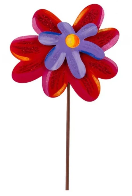 Enchanted Flowers Small Metal Stakes - Choose from 3 Colors - Image 4